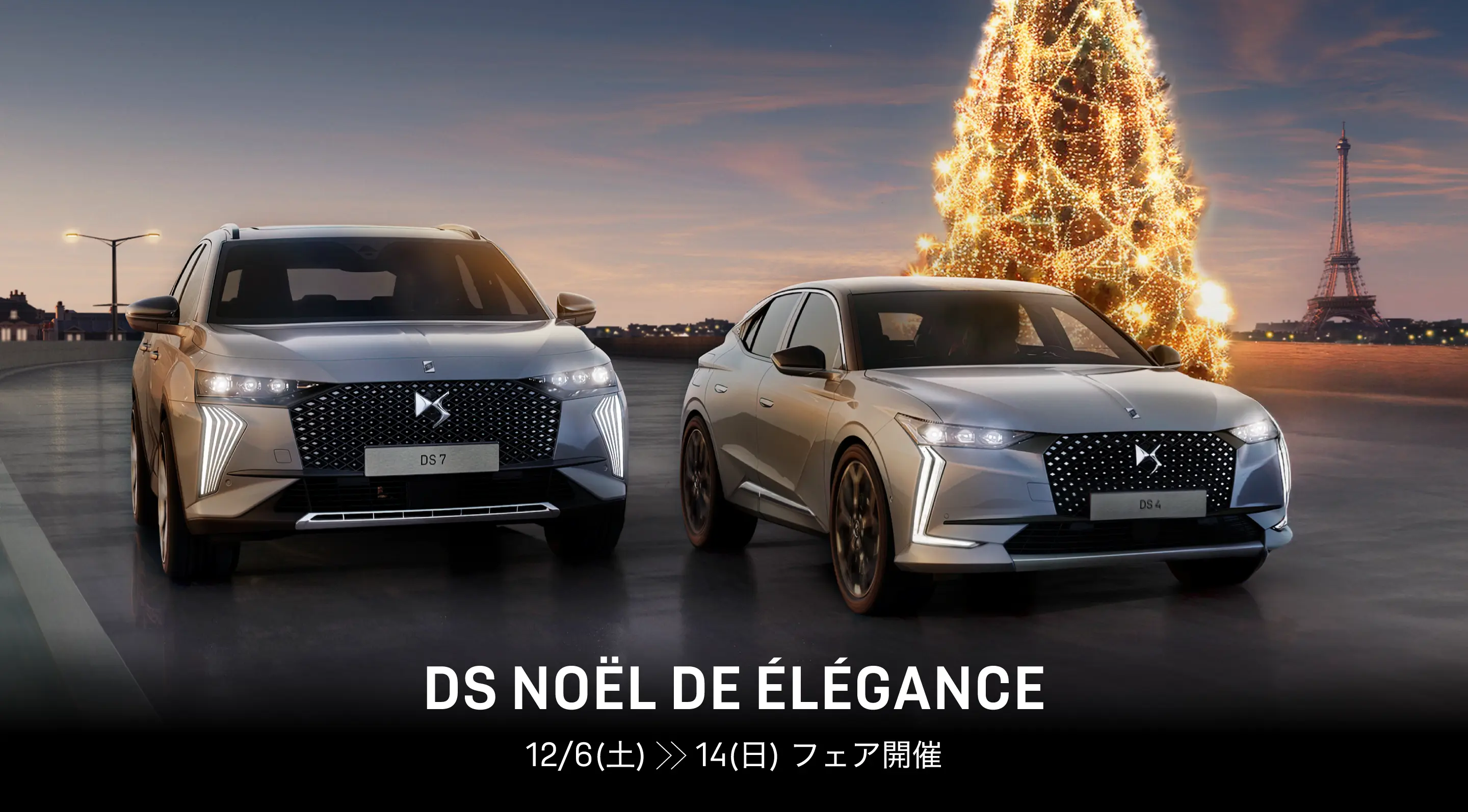 DS NOËL DE ÉLÉGANCE 12/6(土)・14(日)フェア開催